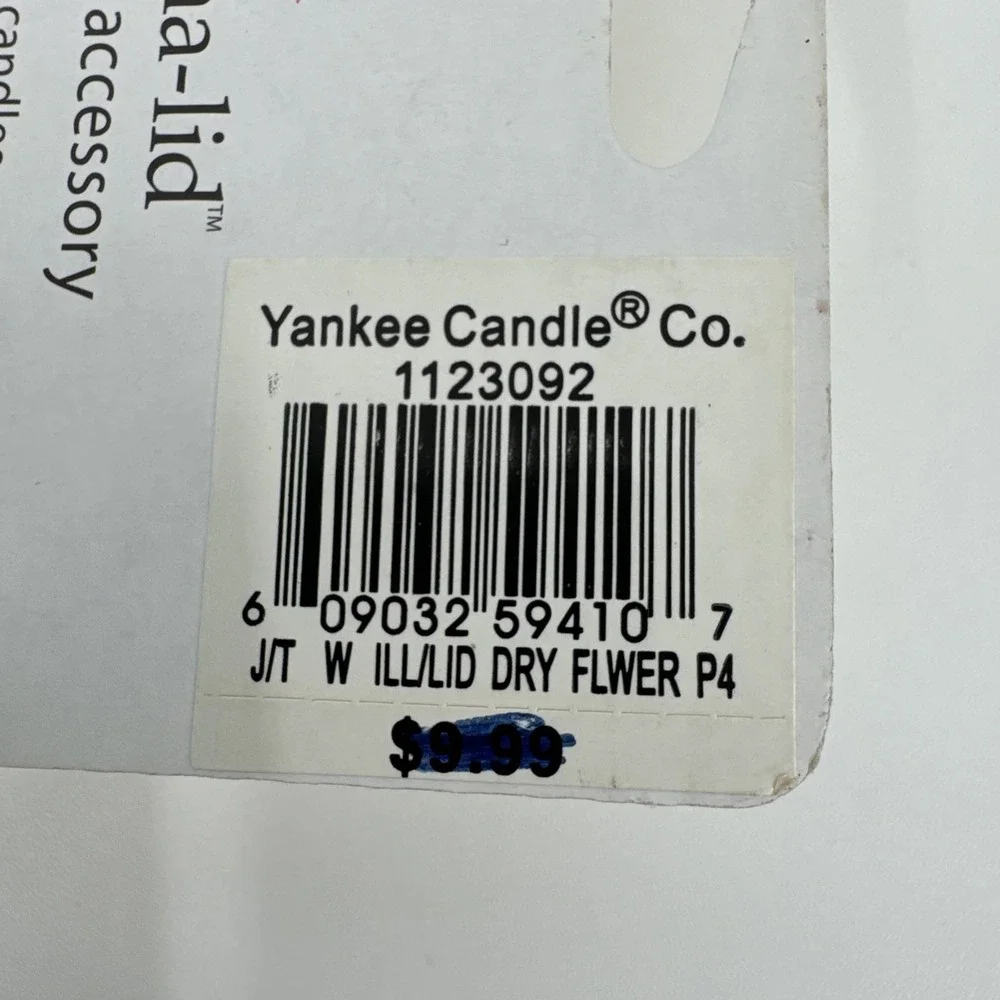 Yankee‎ Candle 2003 Dry Flower Illuma Lid Topper New Vintage Look
